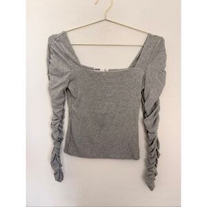 Elodie Slim Fit Ribbed Top Size Medium